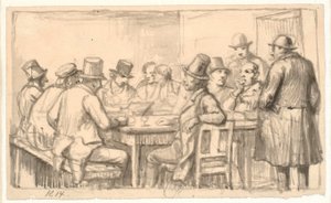 Políticos en una taberna de Wilhelm Marstrand