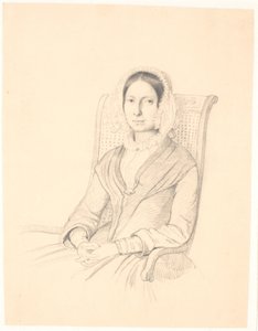 Retrato de Sophie Frederikke Raffenberg, sentada en un sillón de Wilhelm Marstrand