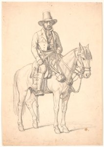 Príncipe Rospiliosi a caballo, Guardián en Nemi de Wilhelm Marstrand