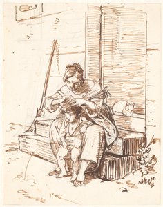 Escena de calle romana