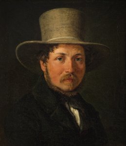El pintor Christen Købke de Wilhelm Marstrand
