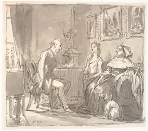 Visita a su gracia de Wilhelm Marstrand