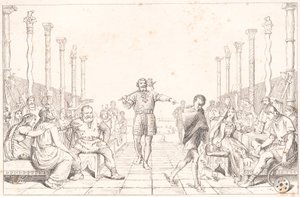 El banquete de Ægir de Wilhelm Marstrand