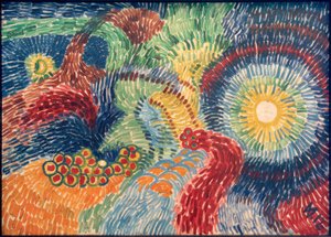 Composición astral XII de Wilhelm Morgner