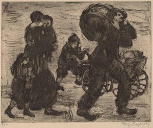 Familia de refugiados de Wilhelm Oesterle