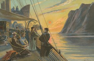 Cabo Norte (cromolitografía) de Wilhelm Peters