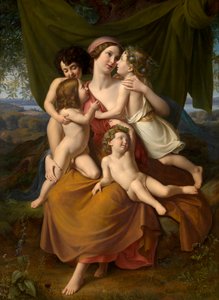 Caridad (óleo sobre lienzo) de Wilhelm Schadow