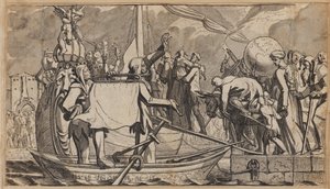 El embarque en la nave de los locos