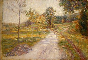 El valle de Antreff cerca de Willingshausen de Wilhelm Thielmann