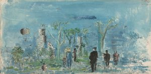 Central Park, Nueva York (óleo sobre lienzo)