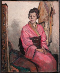 Dama en kimono de Wilhelm Thöny