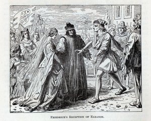 Recepción de Federico de Leonor, 1882 de Wilhelm Werthmann