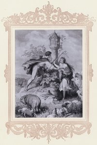 Haideroslein (litografía) de Wilhelm von (after) Kaulbach
