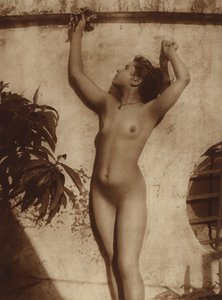 Mujer italiana (de Sicilia) (foto b/n)