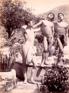 Estudio de desnudos masculinos de Baron Wilhelm von Gloeden