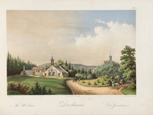 Invernaderos de Oscarshal, 1852 de Wilhelm von Hanno