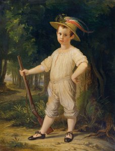 El pequeño granjero (El pequeño cazador) de Wilhelm von Kaulbach