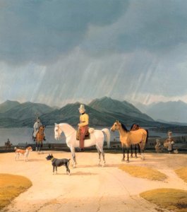 Jinetes en Tegernsee