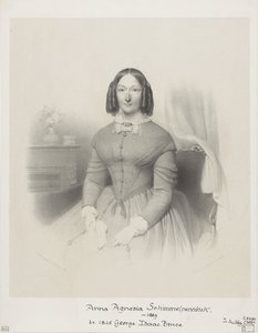 Retrato de Anna Agnesia Bruce-Schimmelpenninck de Wilhelmus Cornelis Chimaer van Oudendorp