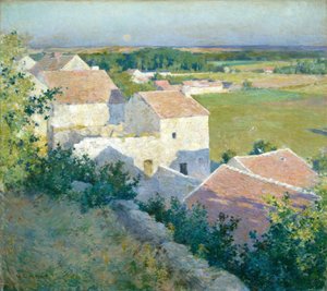 Crepúsculo de verano de Willard Leroy Metcalf