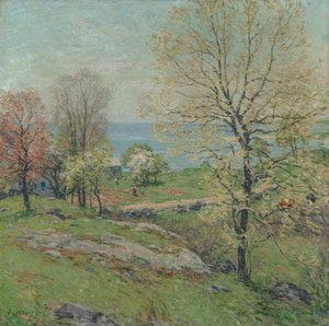 El roble en ciernes de Willard Leroy Metcalf