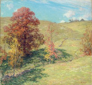 El roble rojo de Willard Leroy Metcalf