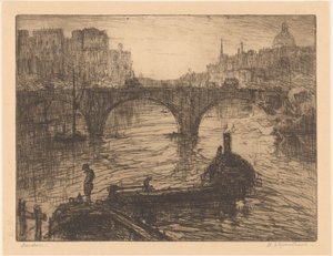 Londen (título original del objeto) de Willem Adrianus Grondhout (signed by artist)