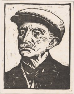 Retrato de un hombre desconocido de Willem Adrianus Grondhout (signed by artist)