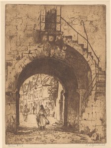 Rothenburg (título original del objeto) de Willem Adrianus Grondhout (signed by artist)