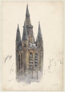 Torre de iglesia en Delft