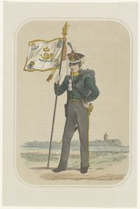 Cazador voluntario de la Universidad de Leiden, 1830