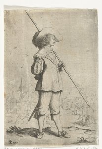soldado de pie de Willem Basse (attributed to)