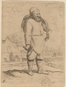 Un tonelero, c. 1630-1660 de Willem Basse