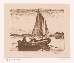 Hombre en velero
Barcaza (título original) de Willem Bastiaan Tholen (signed by artist)