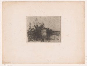 Puente sobre una zanja, cerca de Giethoorn
Puente alto, Giethoorn (título original) de Willem Bastiaan Tholen