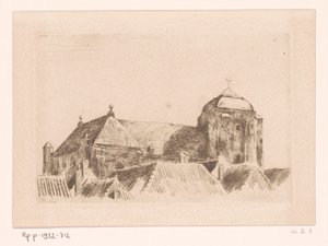 Vista de la Grote Kerk, Veere
Barco en la torre, Veere (título original) de Willem Bastiaan Tholen