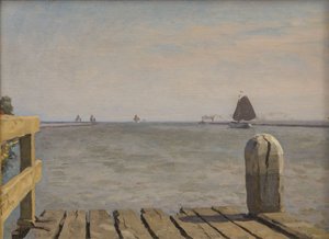 Muelle en Enkhuizen, 1918