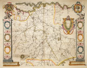 Brabante de Theatrum Orbis Terrarum de Willem Blaeu