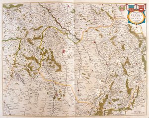 Champagne - Cambresis - Picardie- Normandie y Bretagne, en "Theatrum Orbis Terrarum, sive Atlas Novus" de Willem Blaeu, Amsterdam. de Willem Blaeu