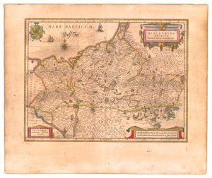 Ducado de Mecklemburgo de Willem Blaeu