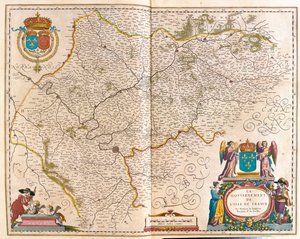 Isla de Francia, en "Theatrum Orbis Terrarum, sive Atlas Novus" de Willem Blaeu, Amsterdam