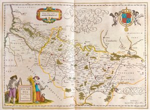 Piccardia, en "Theatrum Orbis Terrarum, sive Atlas Novus" de Willem Blaeu, Amsterdam de Willem Blaeu