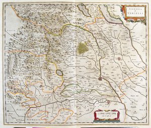 Piemont, Italia, en "Theatrum Orbis Terrarum, sive Atlas Novus" de Willem Blaeu, Amsterdam de Willem Blaeu