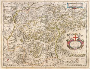 Savoie, Ginebra y el lago Leman, Grenoble, en "Theatrum Orbis Terrarum, sive Atlas Novus" de Willem Blaeu, Amsterdam. de Willem Blaeu