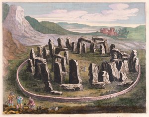 Stonehenge, en "Theatrum Orbis Terrarum, sive Atlas Novus" de Willem Blaeu, Amsterdam de Willem Blaeu