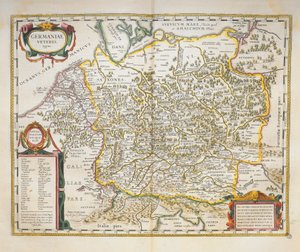 Veteris Germany del Theatrum Orbis Terrarum por Willem Blaeu, Ámsterdam de Willem Blaeu