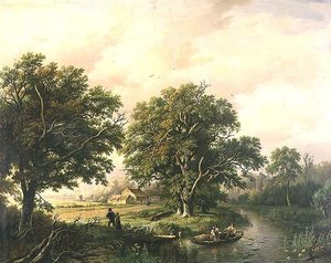 Escena del Río de Willem Bodeman