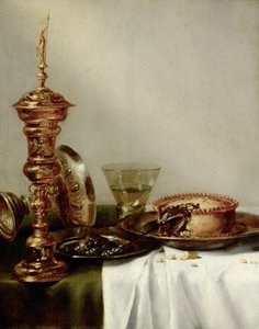Mesa cubierta, 1634 de Willem Claesz. Heda