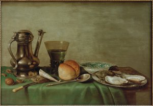 Naturaleza muerta con desayuno de Willem Claesz. Heda