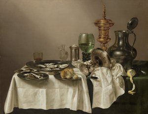 Naturaleza muerta con copa dorada, 1635
